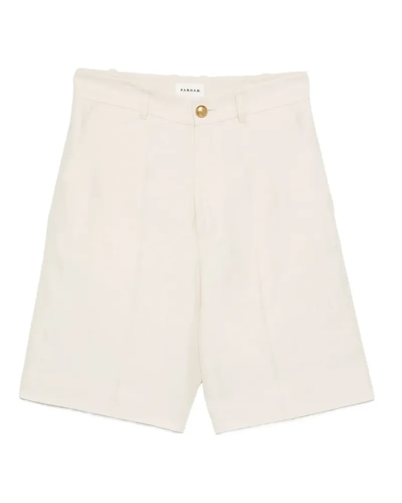 P.A.R.O.S.H. P.A.R.O H. Klassische Shorts mit Bundfalten - Nude Nude