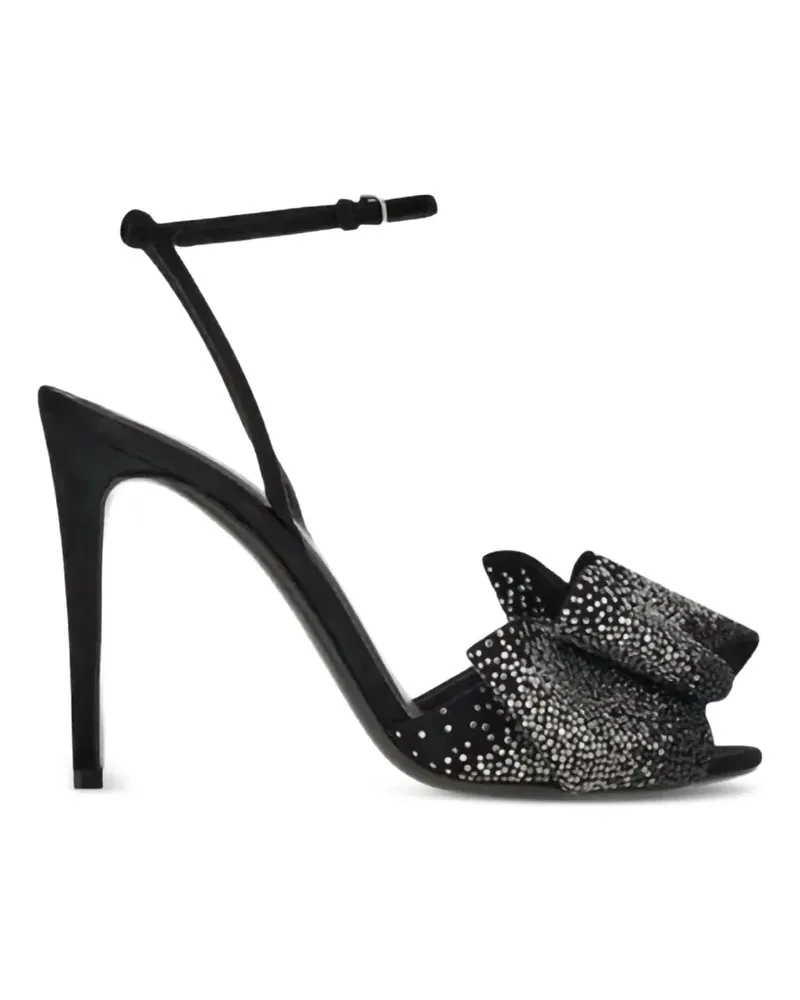 Ferragamo Sandalen aus Satin - Schwarz Schwarz