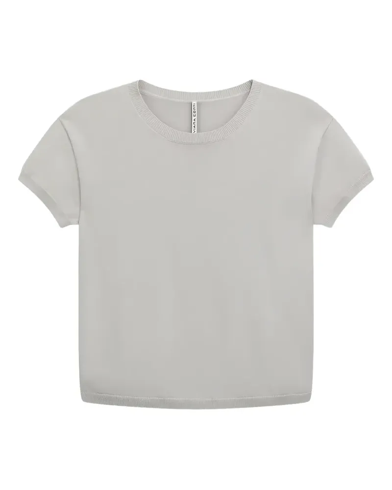 Liviana Conti Dollie short-sleeved crew-neck T-shirt - Grau Grau