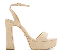 Caia Sandalen mit Plateausohle - Nude