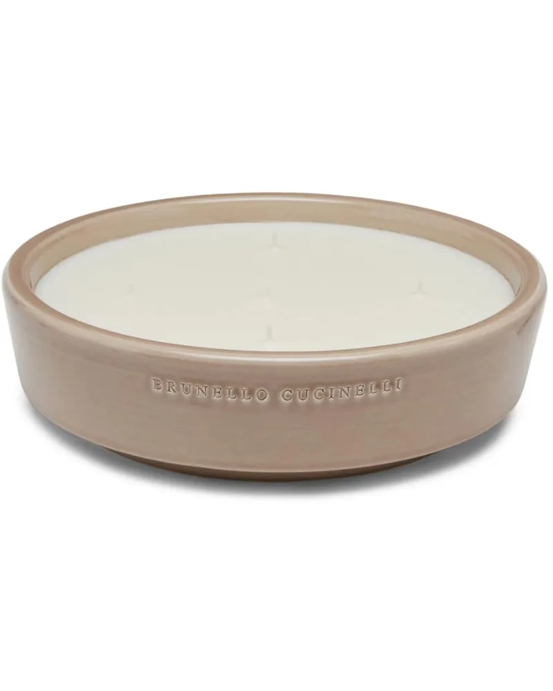 Brunello Cucinelli Große Duftkerze - Nude Nude