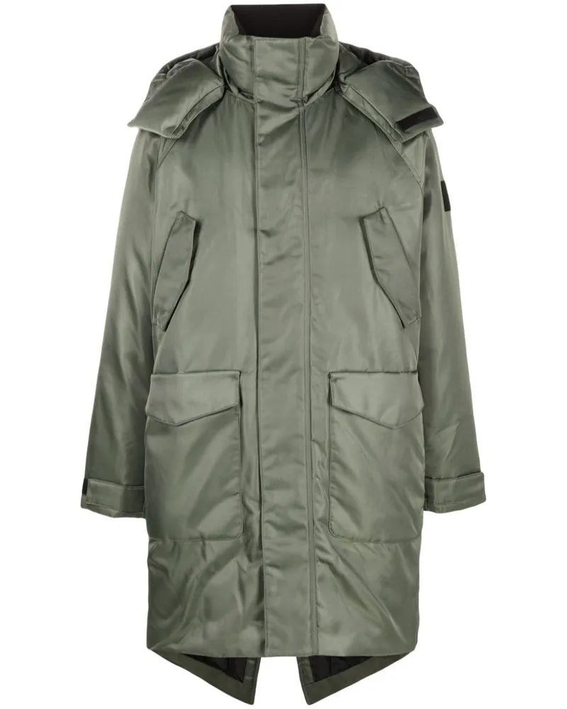 Calvin Klein Gefütterter Kapuzenparka - Grün Grün