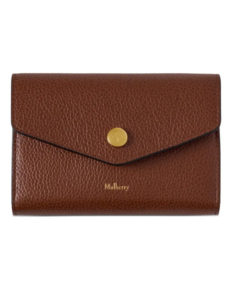Mulberry Portemonnaie mit Druckknopf - Braun Braun