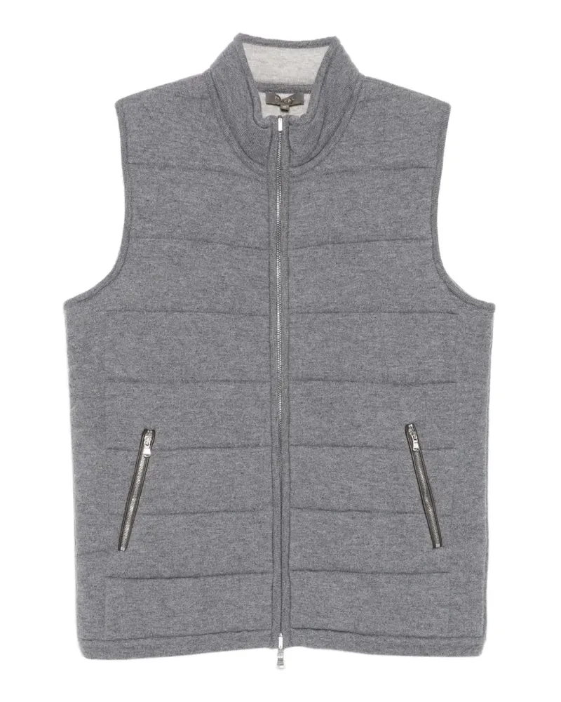 N.Peal Mall Weste mit Reißverschluss - Grau Grau