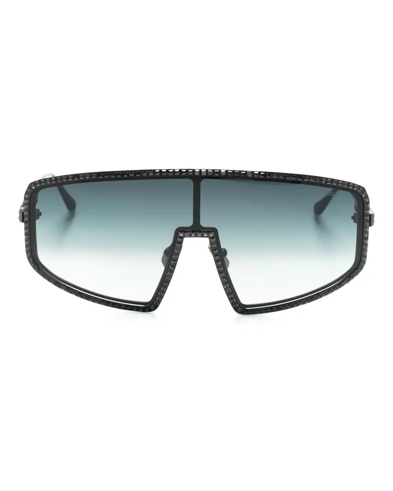Anna-Karin Karlsson Shady Luv 2.0 Sonnenbrille mit Shield-Gestell - Schwarz Schwarz