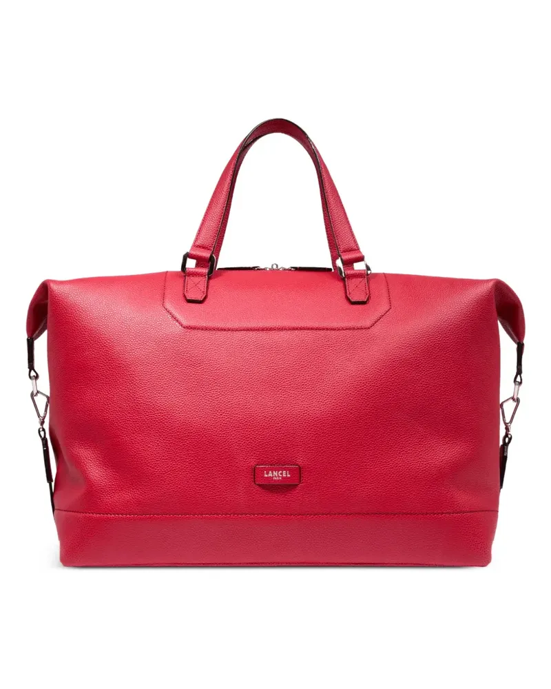 Lancel Geprägte Reisetasche - Rot Rot