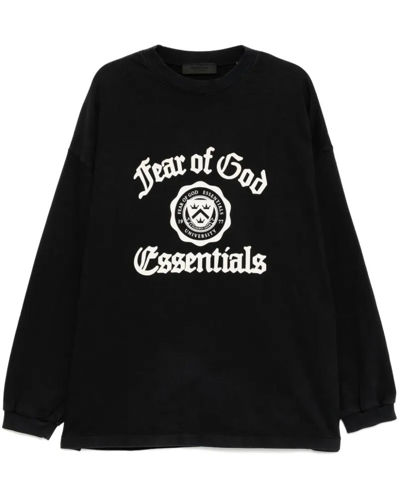 Fear of God Essentials University Pullover - Schwarz Schwarz