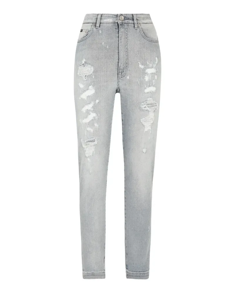 Dolce & Gabbana Grace Distressed-Jeans - Blau Blau