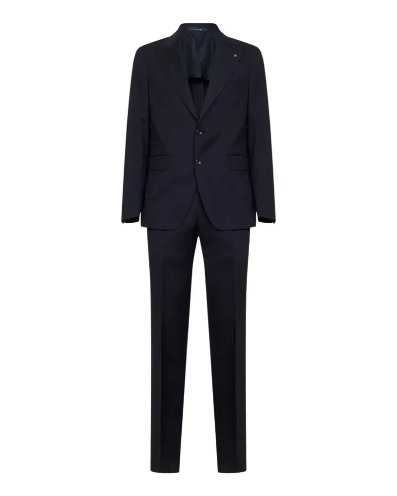 Tagliatore peak-lapel suit - Blau Blau