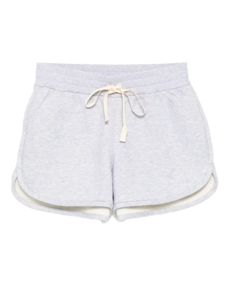 Jil Sander logo-embroidered shorts - Grau Grau