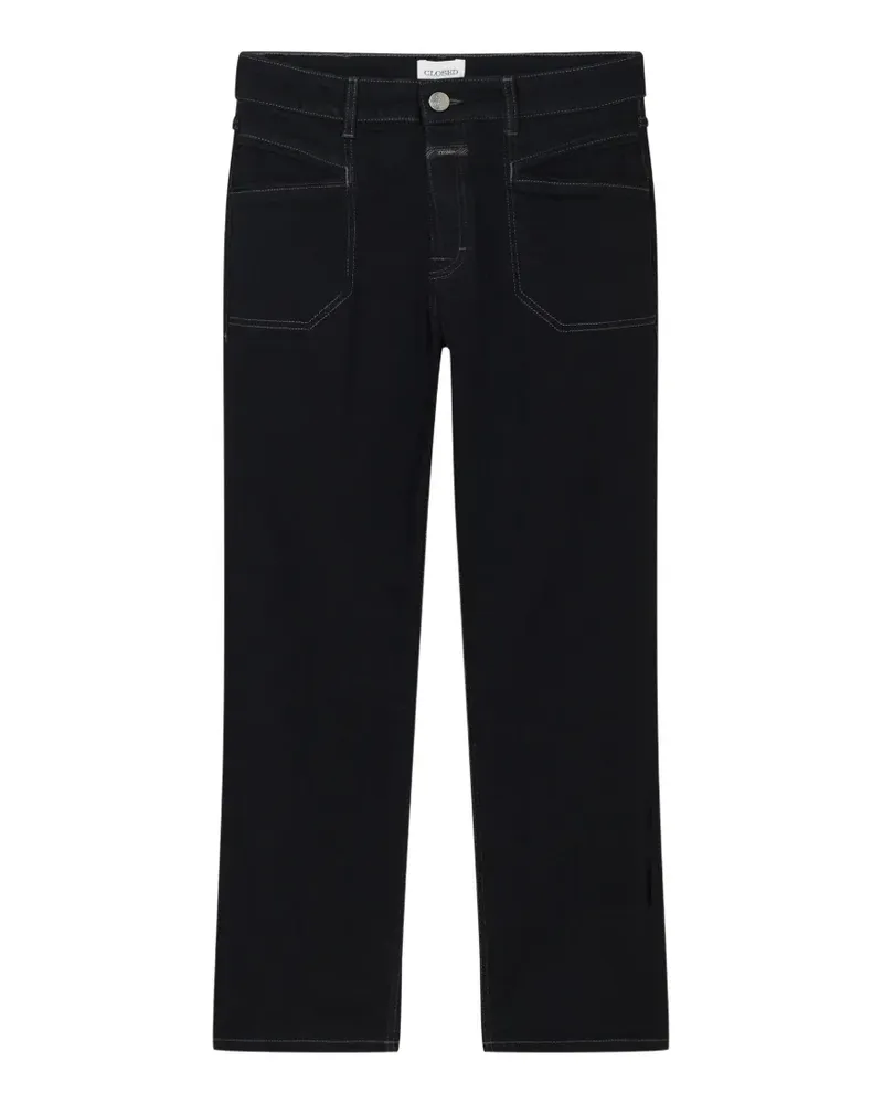 Closed Mira-X contrast-stitch jeans - Schwarz Schwarz