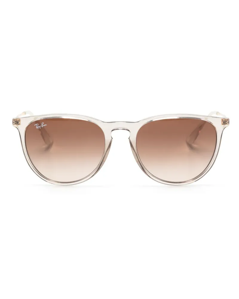 Ray Ban Erika Brille mit rundem Gestell - Braun Braun
