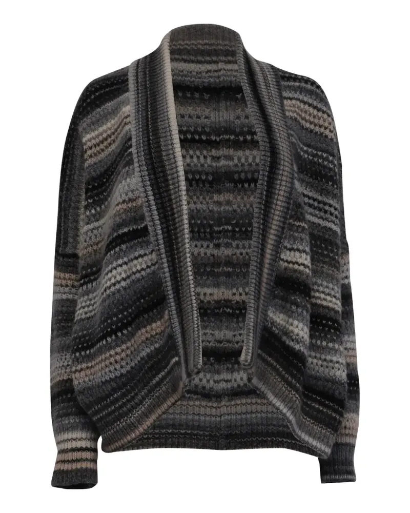 Zadig & Voltaire Tanya striped cardigan - Grau Grau