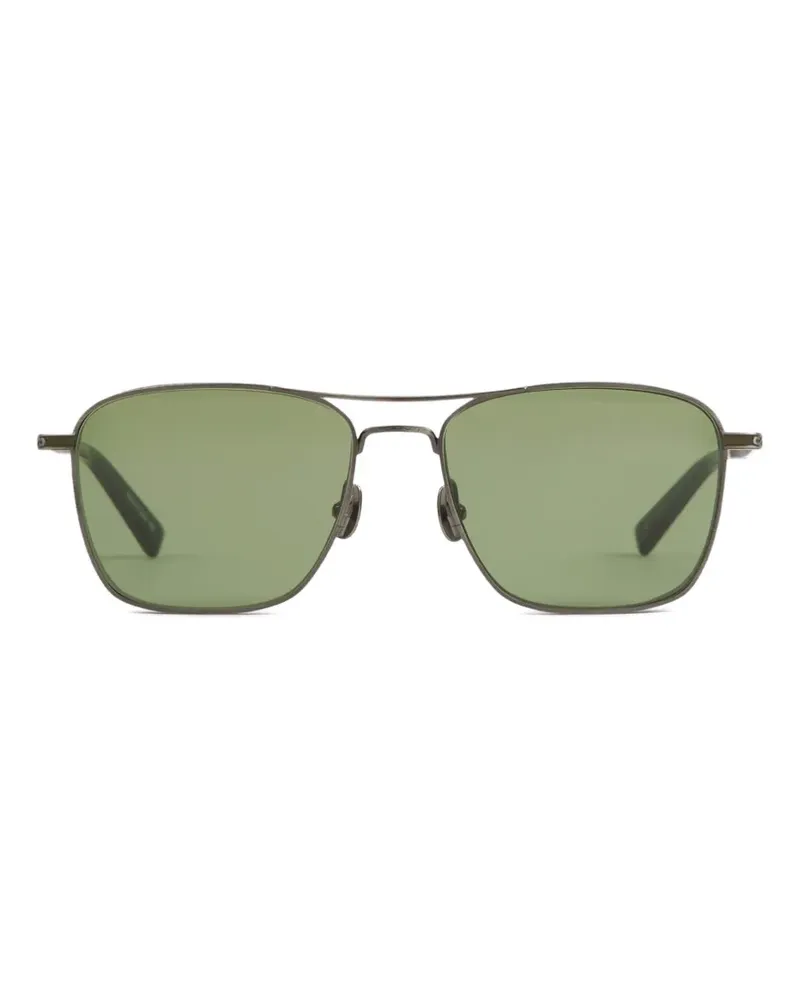 MATSUDA Sonnenbrille mit Doppelsteg - Silber Silber