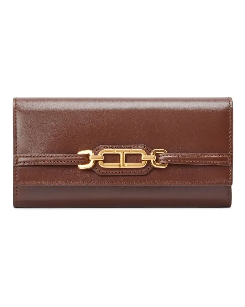 Tom Ford Whitney Continental Portemonnaie - Braun Braun