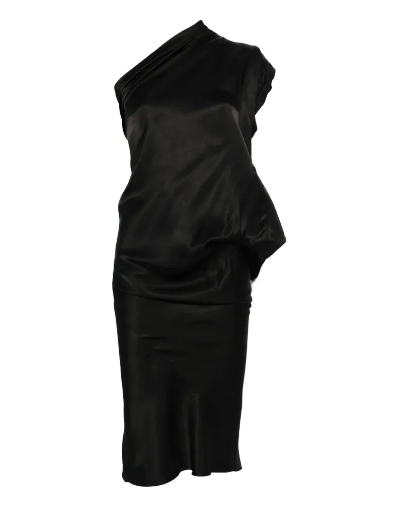 Rick Owens Drapiertes One-Shoulder-Kleid - Blau Blau