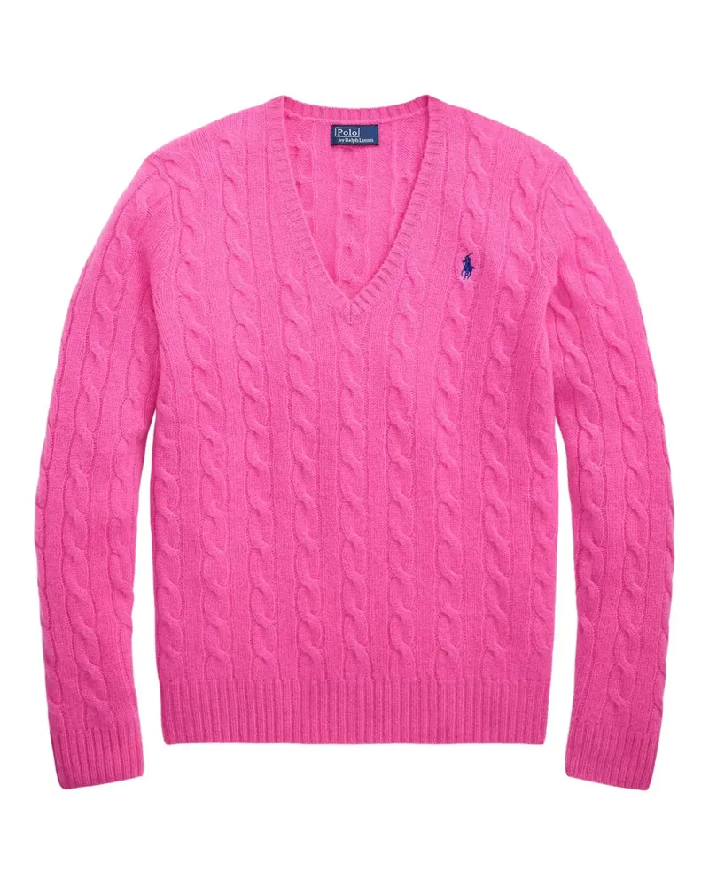 Ralph Lauren Pullover mit Zopfmuster - Rosa Rosa