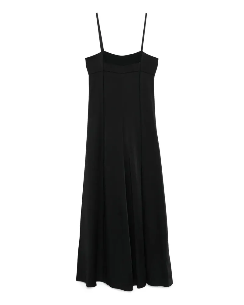 forte_forte Ärmelloses Midikleid - Schwarz Schwarz