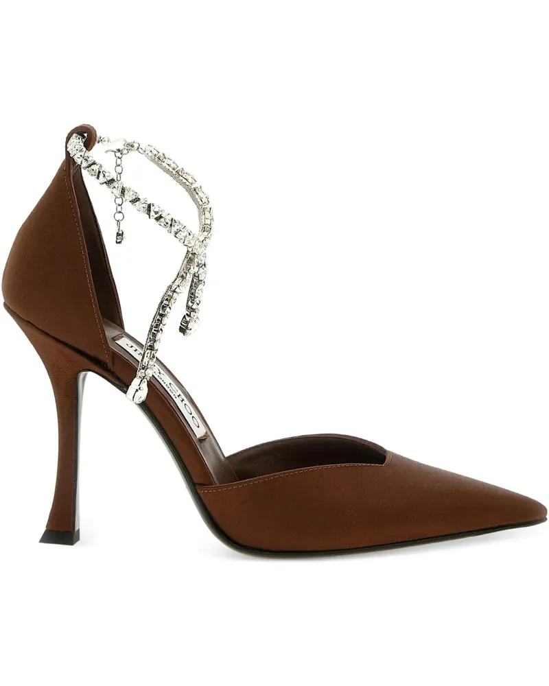 Jimmy Choo Stevie Pumps mit V-Ausschnitt - Braun Braun