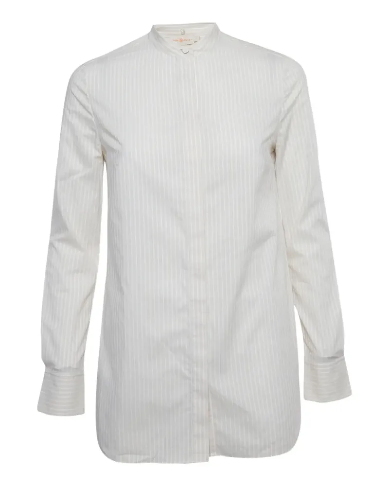 Tory Burch striped cotton shirt - Weiß Weiß