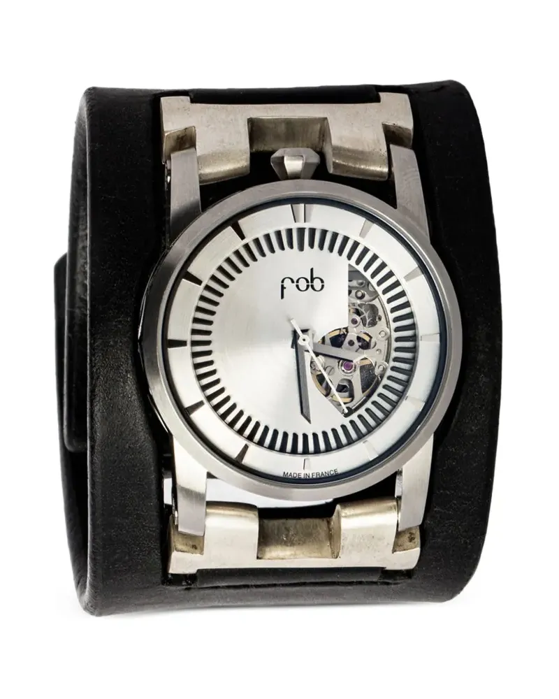 fob Paris Skeleton Automatic 41mm - Silber Silber