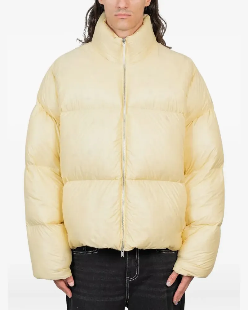 Jil Sander Gesteppter Mantel - Gelb Gelb