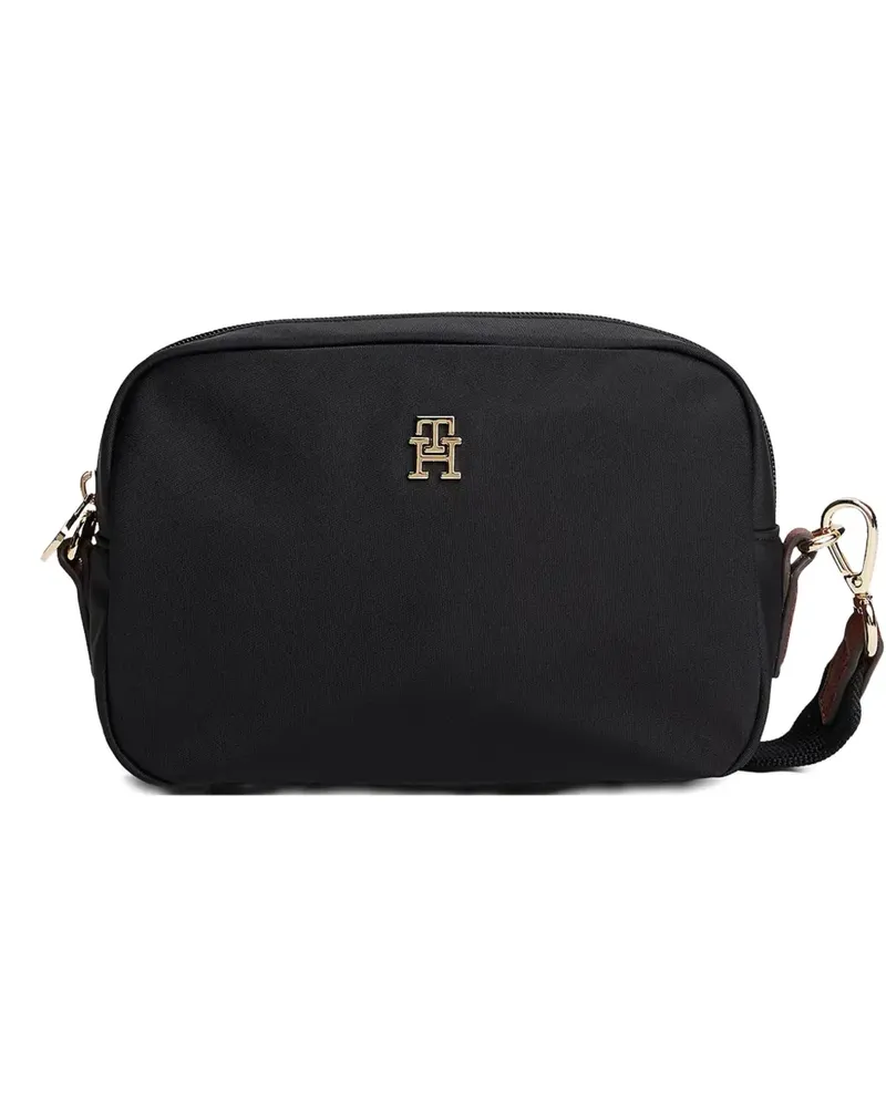 Tommy Hilfiger Umhängetasche mit Logo-Schild - Schwarz Schwarz