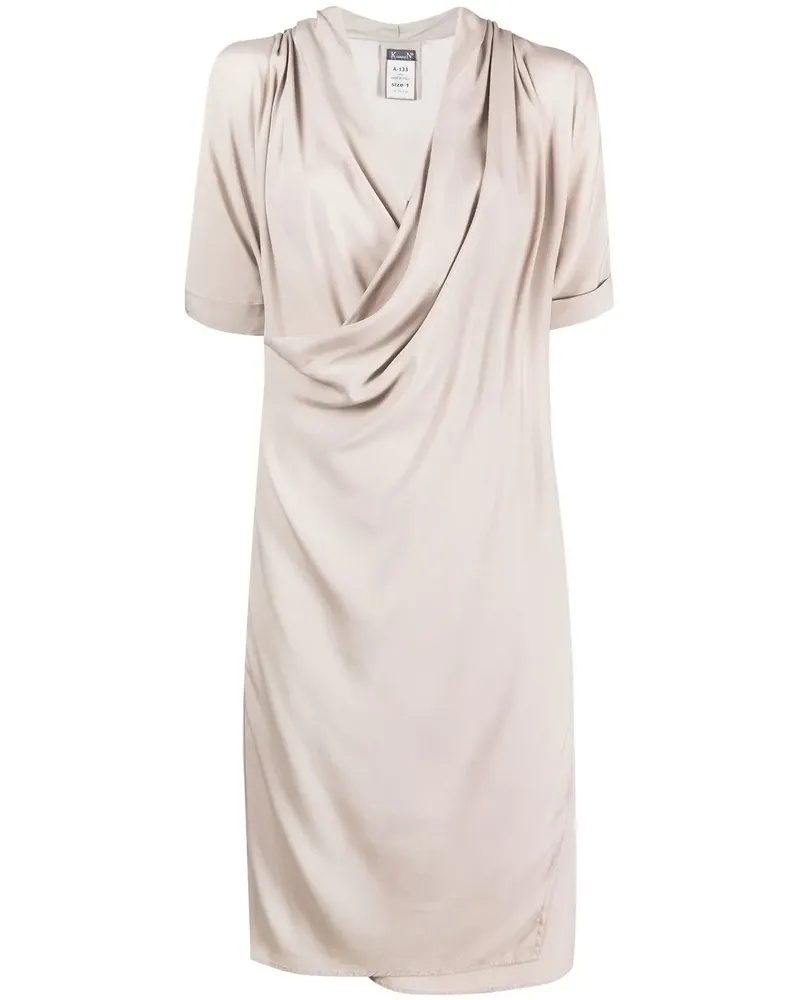 KristenseN Du Nord Drapiertes Midikleid - Nude Nude