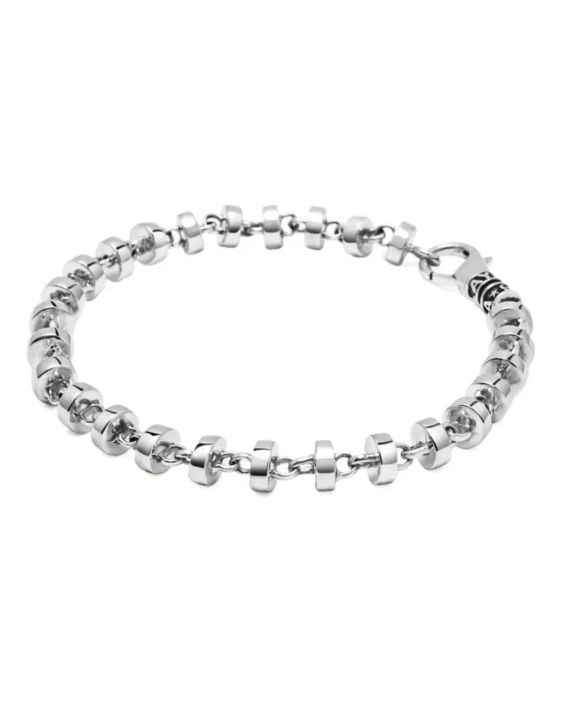 Nialaya round link bracelet - Silber Silber
