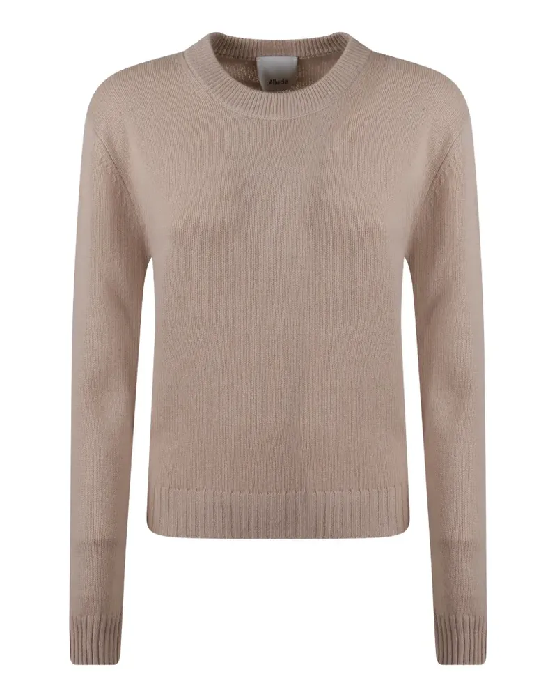 ALLUDE Pullover mit Rundhalsausschnitt - Nude Nude