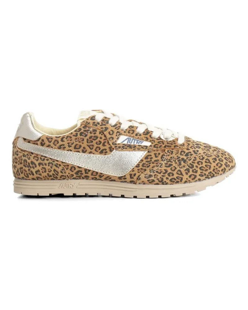 AUTRY Windspin suede sneakers - Braun Braun