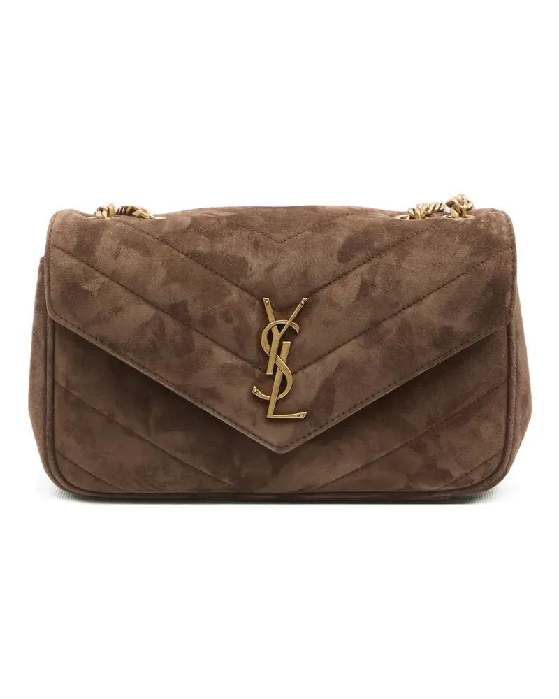 Saint Laurent small Loulou cross body bag - Braun Braun