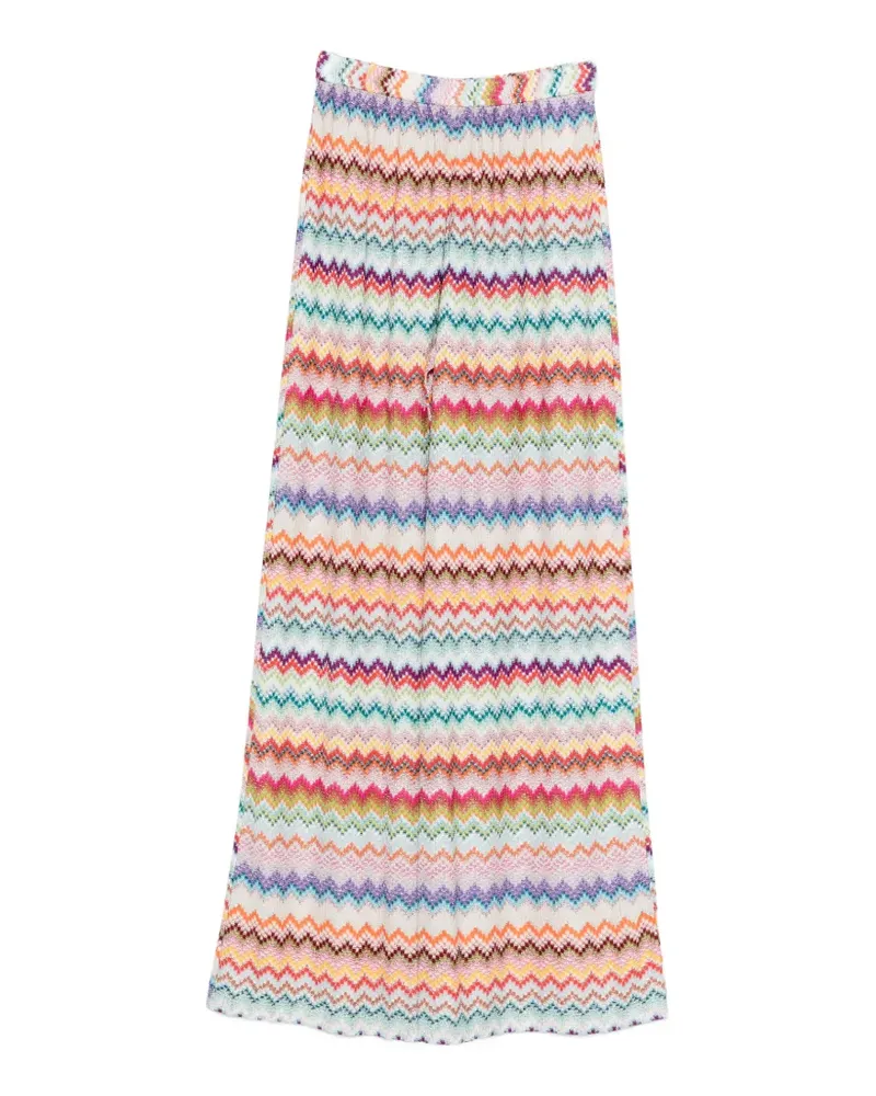 Missoni chevron trousers - Weiß Weiß