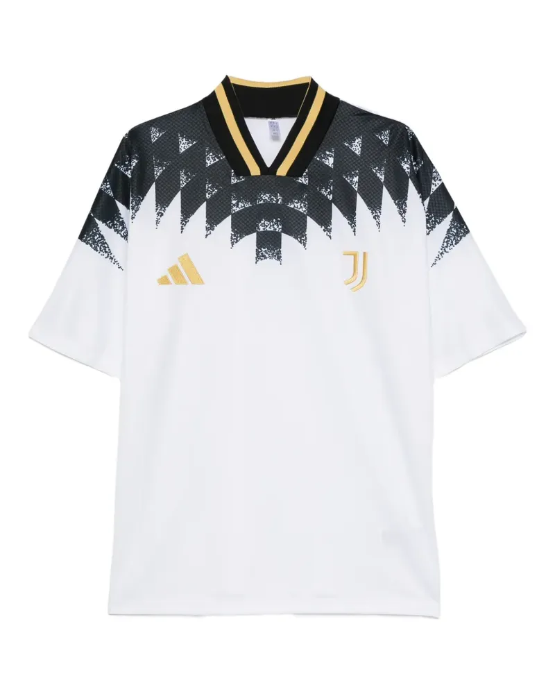 adidas Juventus Turin Stadium geometric-print T-shirt - Weiß Weiß