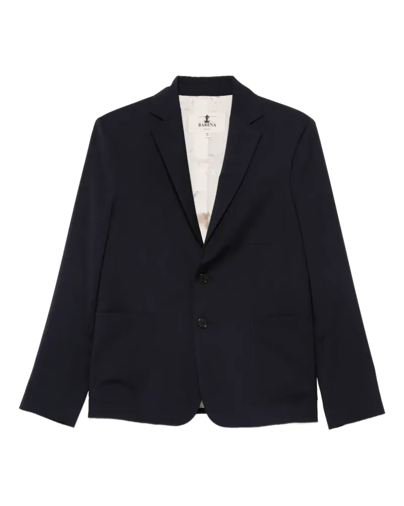 BARENA pocket buttoned blazer - Blau Blau