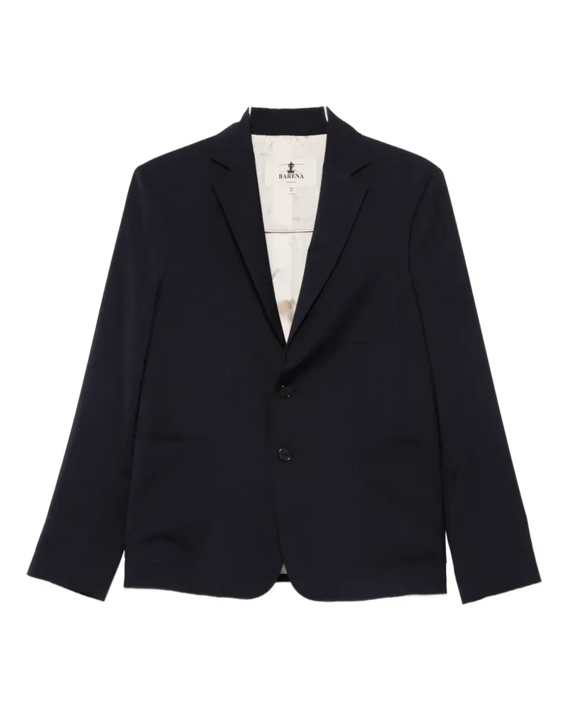 BARENA pocket buttoned blazer - Blau Blau