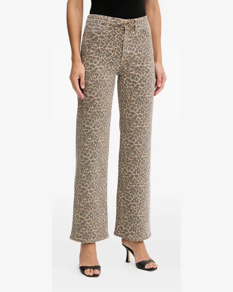 Guess Jeans mit Leoparden-Print - Nude Nude