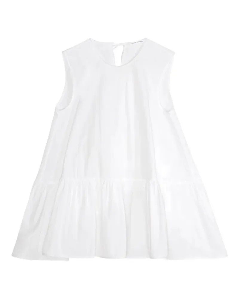 Cecilie Bahnsen Asta tiered top - Weiß Weiß