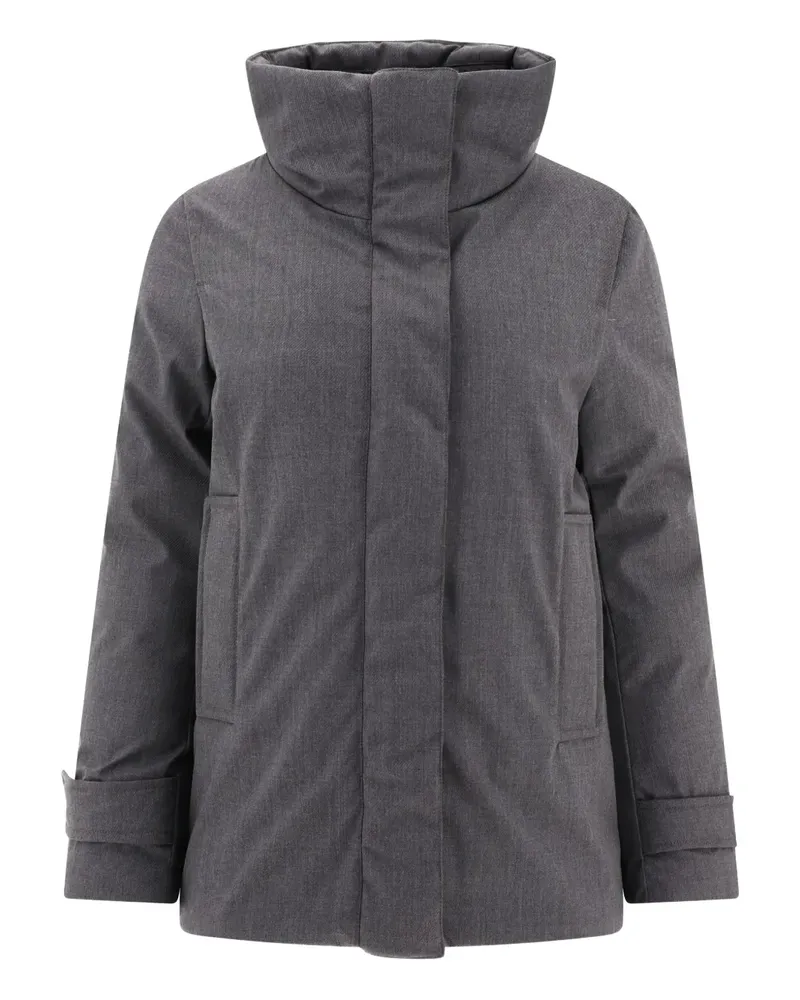 ASPESI Daunenjacke mit Stehkragen - Grau Grau