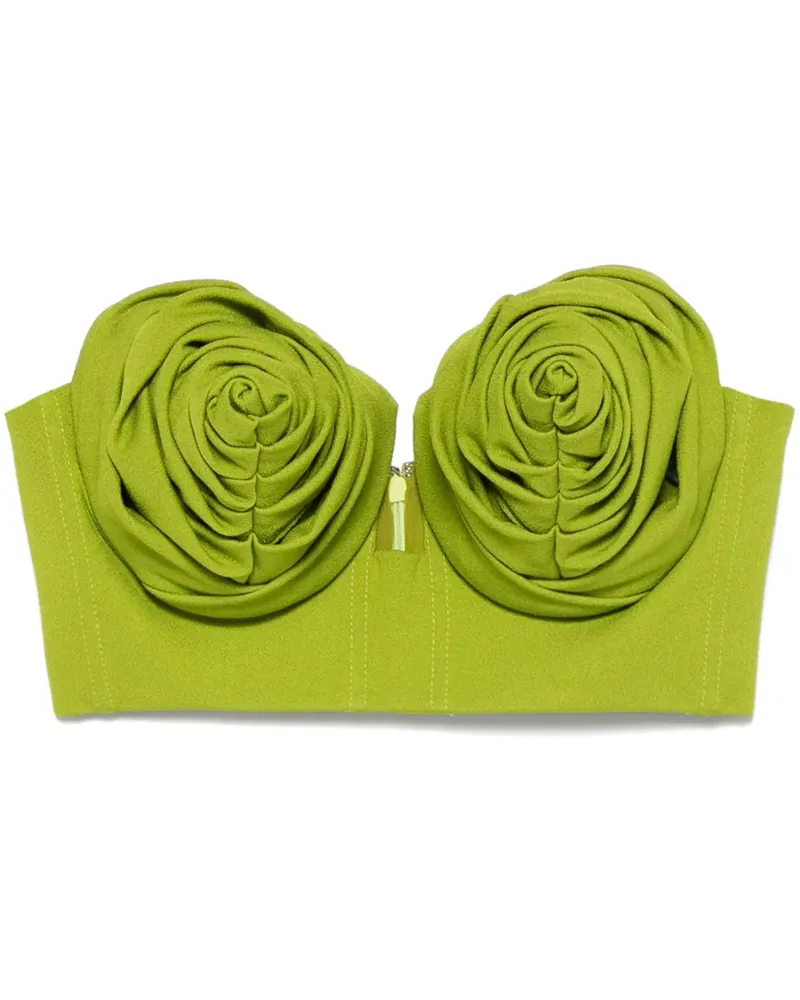 Jean Paul Gaultier Cropped-Top mit konischem Cups - Grün Grün