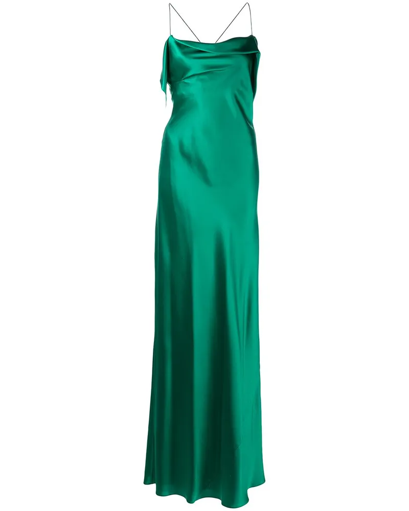 mason by michelle mason Abendkleid mit drapiertem Ausschnitt - Grün Grün