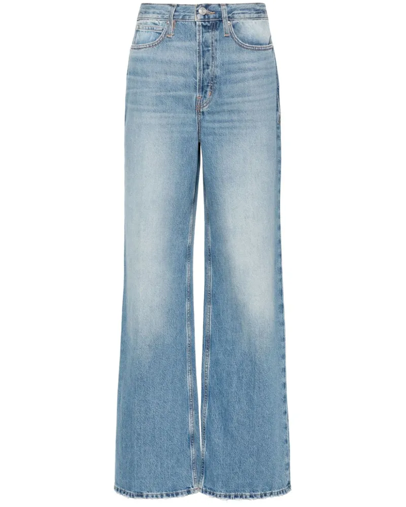 Frame Denim The 1978 Straight-Leg-Jeans mit hohem Bund - Blau Blau