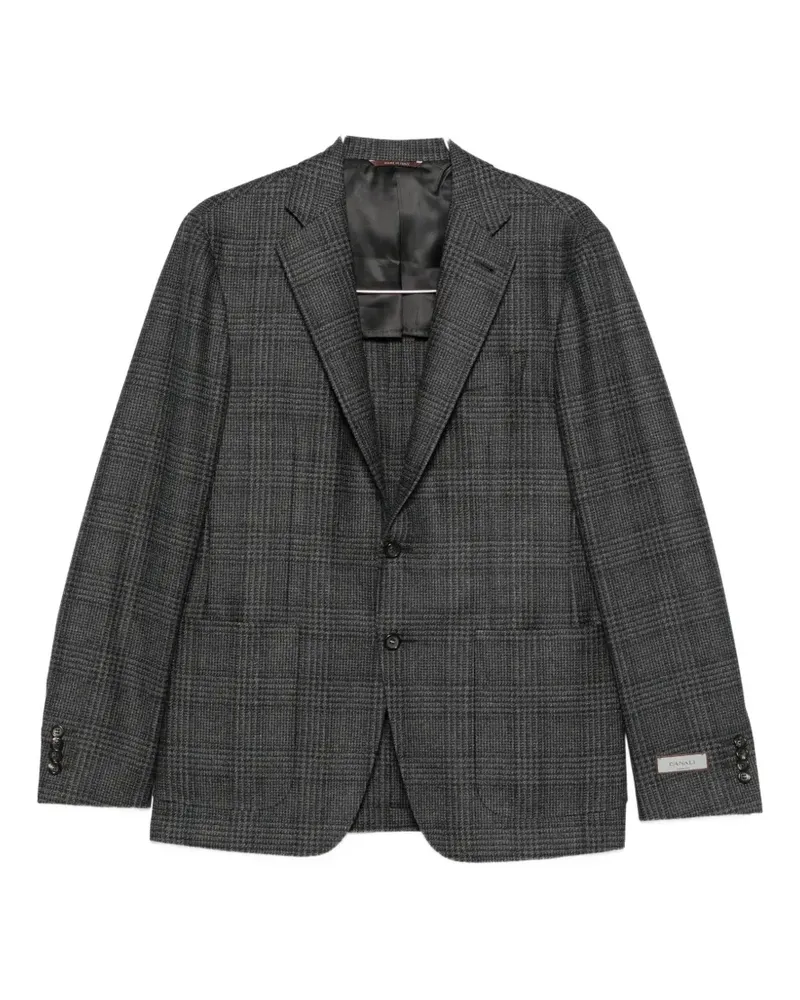 Canali Prince of Wales check blazer - Grau Grau