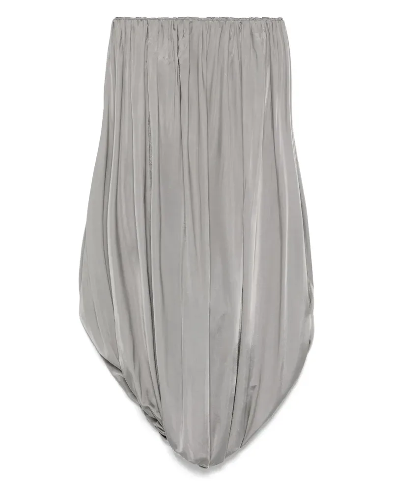 ATTICO Drapiertes Minikleid - Grau Grau