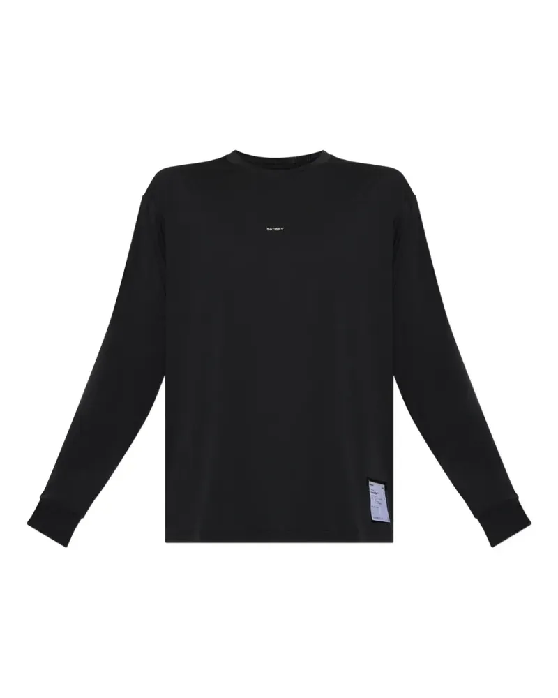 Satisfy AuraLite Langarmshirt - Schwarz Schwarz