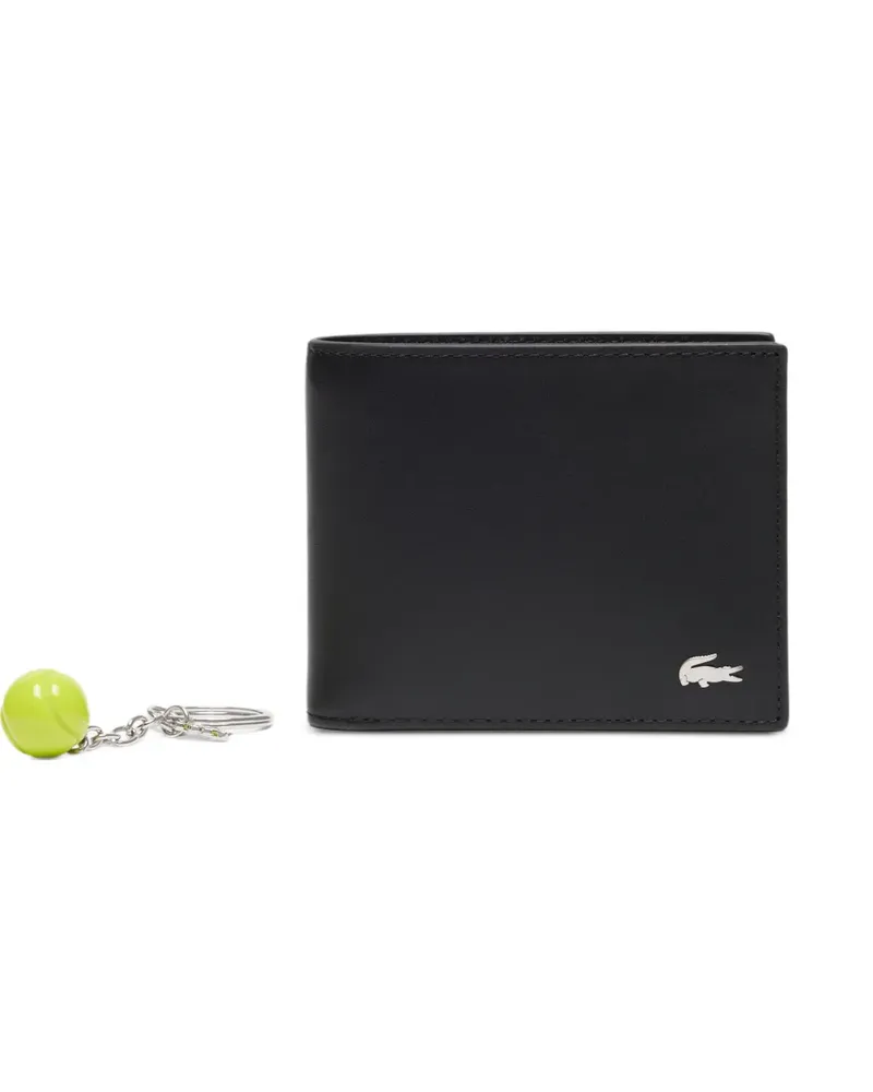 Lacoste Portemonnaie mit Logo - Schwarz Schwarz