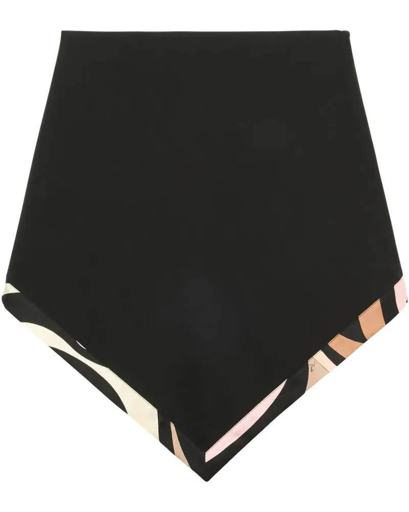 Emilio Pucci Triangel-Midirock - Schwarz Schwarz
