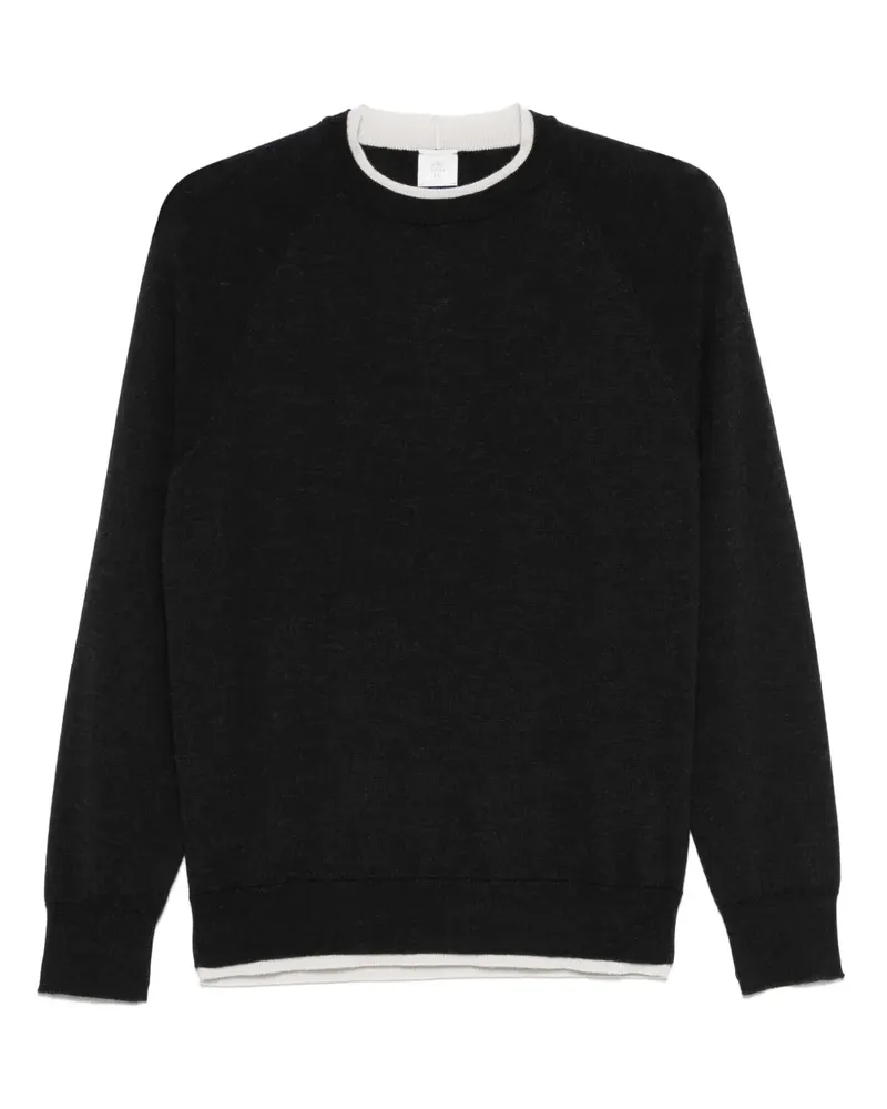 Eleventy Pullover mit Kontrastdetails - Grau Grau