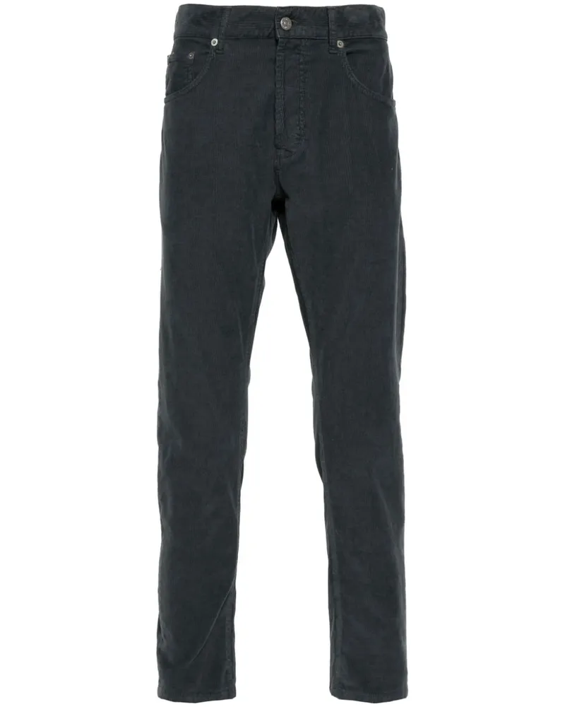 Dondup Halbhohe Dian Slim-Fit-Hose - Grau Grau