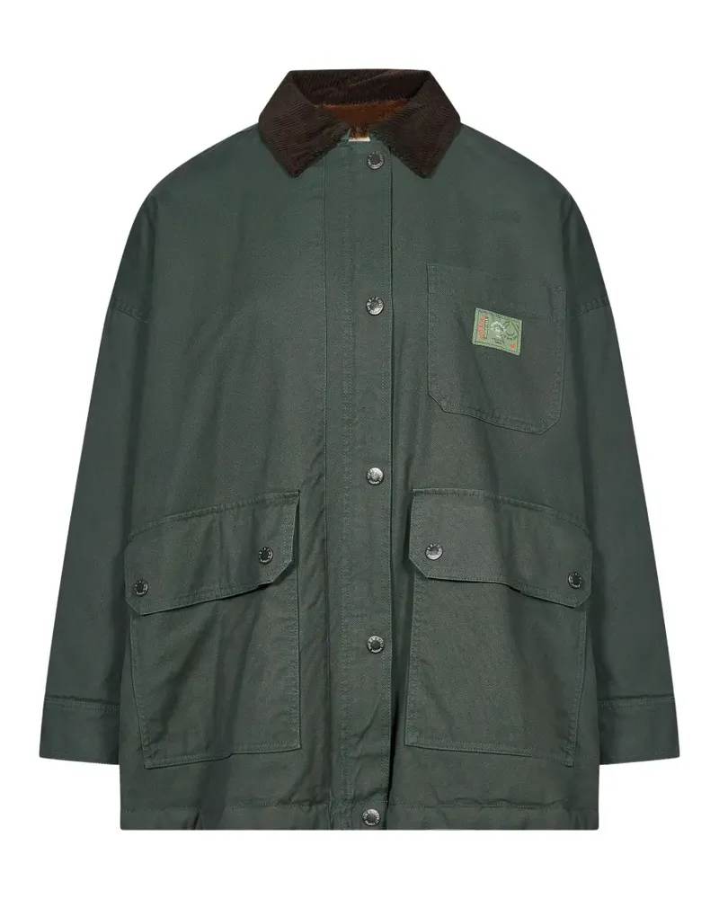 Max Mara Jacke aus Canvas - Grün Grün